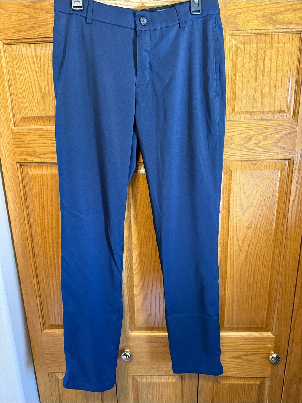 Nike Golf Dri-Fit Pant-Men's 30W/32L M Men's Navy Blue Lightweight Straight Flat